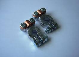 Клемма АКБ свинец , зажим, малая к-т 2шт 12000114