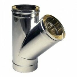 Сэндвич тройник ПРОФИ D150-200мм/45гр/s0.5мм 46624