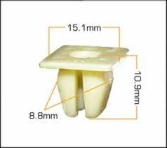 Клипса крепежная "Masuma" 023-KJ (8.8mm) к-т 5 шт.