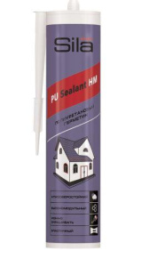Герметик полиуретан. выс. мод., корич (T) SILA PRO PU Sealant HM BROWN,RAL8017, 280мл 986819