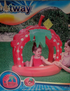 Детский надувной бассейн "Ягодка" 91*91*91 62 л РАСПРОДАЖА 804632