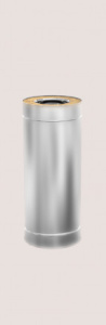 Сэндвич труба ПРОФИ D150-200мм/s0,5мм/L0.5м 813320