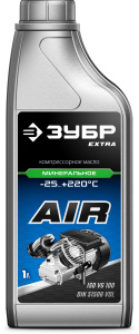 Компрессорное минеральное масло, ЗУБР 1 л, EXTRA 70631-1