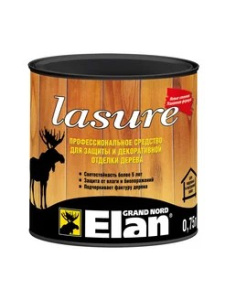 Лазурь Темный Дуб  0,75л  "ELAN" долговечная NEW 1021488