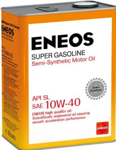 Моторное масло Eneos Super Gasoline SL10W40 4l полусинтетика 021964