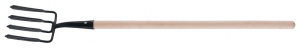 Вилы копальные 4-х рогие 190*220 широкий зуб с черенком (63804)  863015