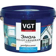 Эмаль акриловая "VGT" полуглянцевая 1кг 44675