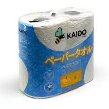 Туалетная бумага  "Кайдо" 4 рулона 3х слойная Х64172