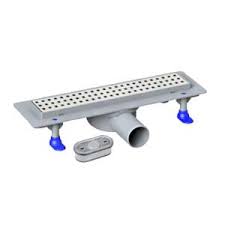 Трап линейный 800мм пласт., выпуск Ø50мм, комби.затвор, нерж.решётка 68230