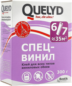 Клей обойный QUELID спец-винил 300 гр. 08172