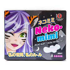 Прокладки гигиенические женские Maneki, ночные, серия Neko-mimi, 280мм, 8 шт./упаковка 2092 70326