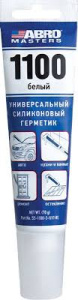 Герметик силиконовый 1100 (белый) 70 г ABRO MASTERS СТ65857