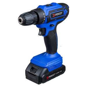 Дрель-шуруповерт аккум. РОКОТ ДША-18в, 0-450-1550 об/мин, 1,3 Li-on (1), 30 н*м 691-015