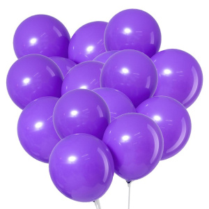 Шар латексный 10", пастель, набор 5 шт, цвет сиреневый 4986640 Х1025882