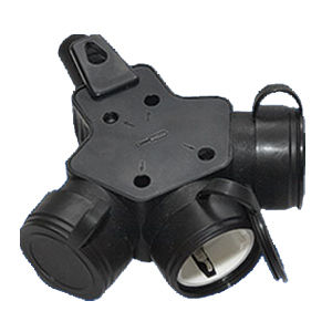 Розетка каучуковая 3-м РА16-003 IP44 12813