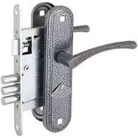 Замок врезной с ручками Зенит зв9-4.2 серебро 00442