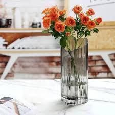 Ваза для цветов h 300 мм стекло, HEART 067172