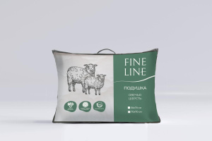 Подушка "Fine Line" Ideal 50х70 овечья шерсть Х899508