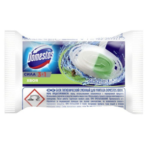 Блок гигиен.смен для унитаза ДОМЕСТОС в ас-те 40гр Х630514