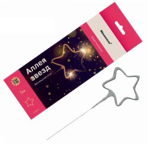 Бенгальские огни "Аллея звезд" 0784S 170 мм к-т 2 шт. Х989360