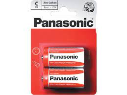 Батарейка Panasonic Zinc Carbon C R14RZ/2BP 1шт