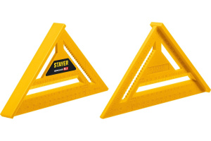 Универсальный кровельный пластиковый угольник STAYER 170 мм, 5-в-1  (34522-17) 9935534