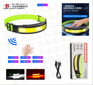 Фонарь налобный со светодиодной лентой BL-T02  СТ036307