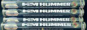 Плёнка тонировочная"HUMMER" чёрная 10% 50см*3м 2991