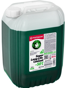 Антифриз TOTACHI Super LLC GREEN -50C 10л 41710