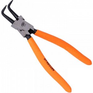 Съёмник стопор. колец "АвтоДело" на зажим, изогнутый  175мм(39051)