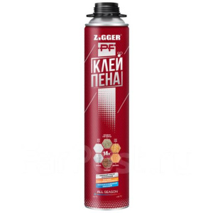 Клей монтажный KimTec "ZIGGER PF" клей-пена 750мл/830г 987571