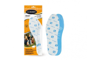 Стельки "Corbby" Protect Антибактерицидные демисезонные р-р 35-45 (1231) Х06141
