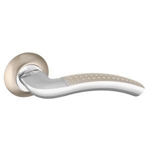 Ручка раздельная R.TL54.LOGICA (LOGICA TL) 140mm SN/CP-3 матовый никель/хром (35749) (PUNTO) 017122