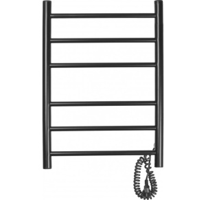 Полотенцесушитель электрический Domoterm Классик DMT 109-50x71 ЧРН EK R, черный матовый 39174