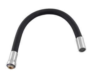 Излив гибкий чёрный с насадкой аэратором 1057 18820