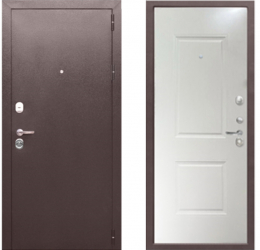 Дверь металлическая ТАЙГА 9 см Серый Клен (860R) 10975