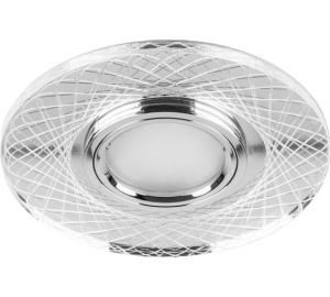 Софит CD970 белый,серебро,хром,15 LED встраиваемый ОБ940507