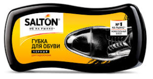 Губка для обуви из гладкой кожи Salton черная/бесцветная Х950117