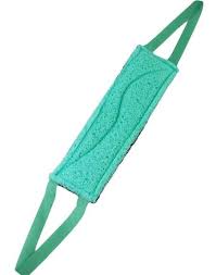 Губка банная жестко-мягкая Черный жемчуг 35829