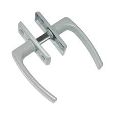 Ручка-2-сторон.для теплиц пласт.серый/цинк 014718