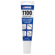 Герметик силиконовый 1100 (прозрачный) 70 г ABRO MASTERS СТ65864