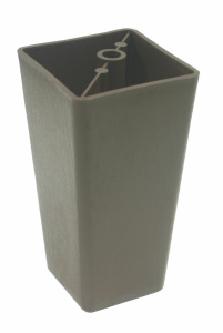 Опора мебельная Н-120 пластмасса черная 993893