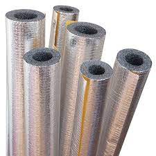 Изоляция для труб фольгированная, стенка 20мм, диаметр 60мм, 2м, Корея 12658