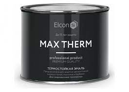 Эмаль термостойкая 0,4кг Elcon  700 градусов серебристый 905681