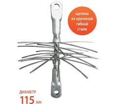 Веселый трубочист Ёрш 115 М для очистки дымоходов и вентиляционных шахт металл д115мм 63334