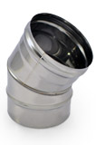 Колено FERRUM D100мм/135гр/H430мм/s0,5мм 811814
