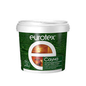 "EUROTEX Сауна" защитно декоративный лак 2,5кг 56340