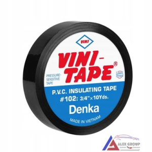 Изолента ПВХ DENKA "VINI-TAPE" черная 7779