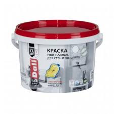 Краска ВД для стен и потолков DALI Professional база С 0,9л 07741