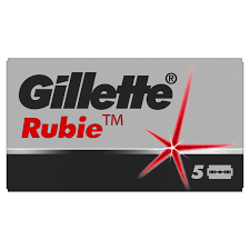 Сменные лезвия для безопасных бритв 5шт. GILLETTE RUBIE Х33055